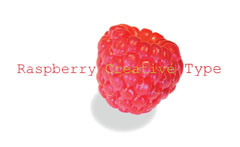 Raspberry Creative Type